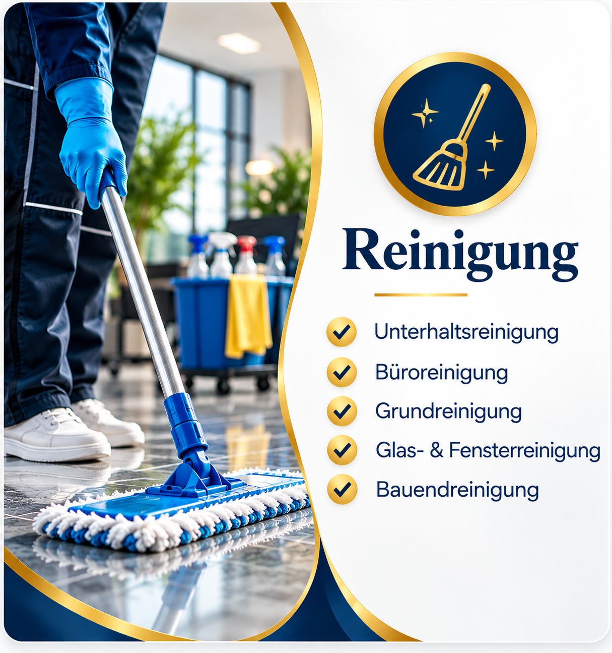 CLEANOVA Reinigungsservice deutschlandweit – Gebäudereinigung, Büroreinigung, Grundreinigung und Baureinigung